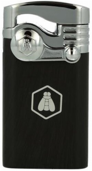 Laguiole Feuerzeug Jetflame Schwarz