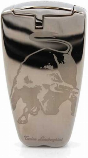 Lamborghini Forza Feuerzeug Jet Silber-Carbon