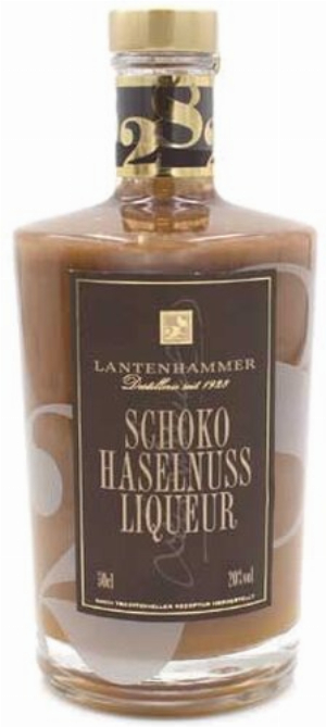 Lantenhammer Schoko Haselnuss Likör 20% Vol. Alkohol
