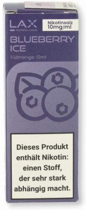 LAX Nikotinsalz Liquid Blueberry Ice 10mg/ml