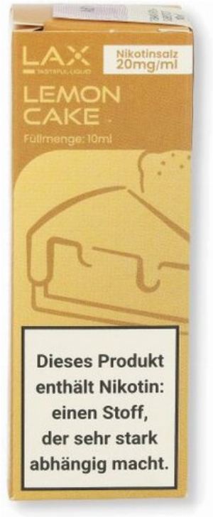 LAX Nikotinsalz Liquid Lemon Cake 20mg/ml