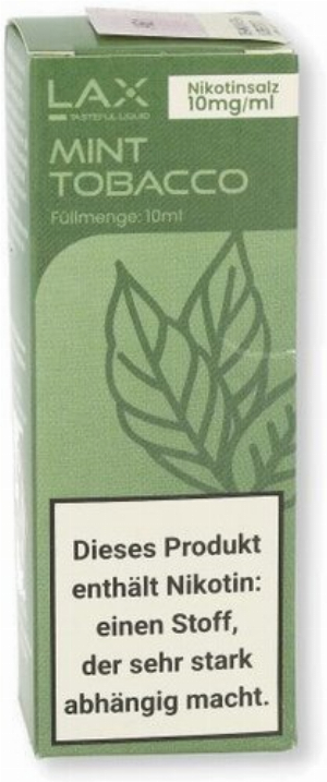 LAX Nikotinsalz Liquid Mint Tobacco 10mg/ml