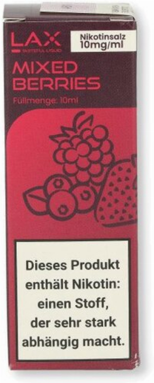 LAX Nikotinsalz Liquid Mixed Berries 10mg/ml