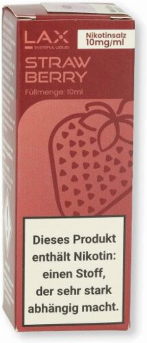 LAX Nikotinsalz Liquid Strawberry 10mg/ml
