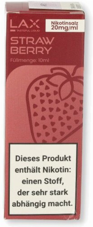 LAX Nikotinsalz Liquid Strawberry 20mg/ml