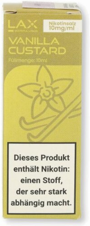 LAX Nikotinsalz Liquid Vanilla Custard 10mg/ml