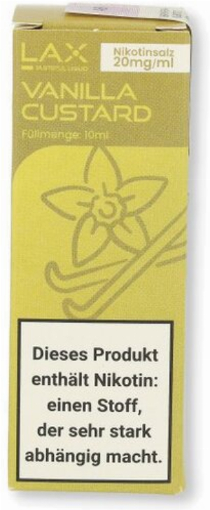 LAX Nikotinsalz Liquid Vanilla Custard 20mg/ml
