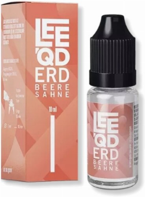 LEEQD Crazy Erdbeere Sahne 10ml 0mg Liquid