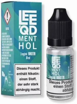 LEEQD Fresh Menthol 10ml 3mg Liquid
