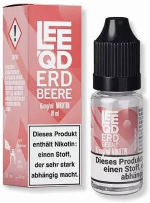 LEEQD Fruit Erdbeere 10ml 16mg Liquid