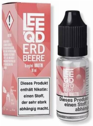 LEEQD Fruit Erdbeere 10ml 6mg Liquid