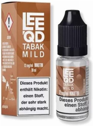 LEEQD Tabak dezent 10ml 12mg Liquid