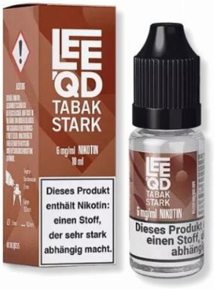 LEEQD Tabak stark 10ml 6mg Liquid