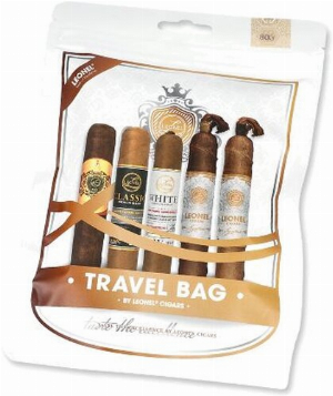 Leonel Travel Bag Robusto Zigarren Freshpack 5 Stück