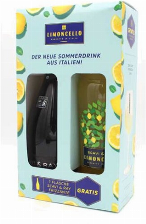 Limoncello 25% 0,7 L+ Scavi&Ray Frizzante 0,75 L