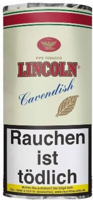Lincoln Cavendish Rot 50g Pfeifentabak