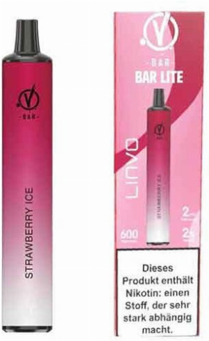 Linvo Bar Lite Einweg E-Shisha Strawberry Ice 20mg