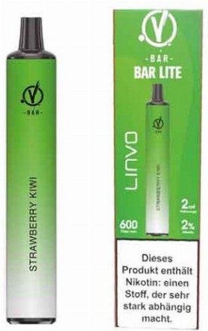 Linvo Bar Lite Einweg E-Shisha Strawberry Kiwi 20mg