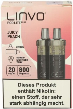 Linvo  Pod Lite Plus Juicy Peach 20mg