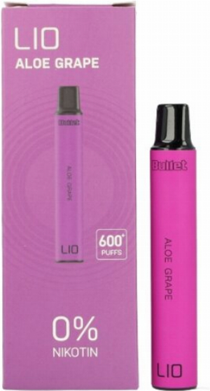 Lio Mini 600 Einweg E-Zigarette Aloe Grape 0mg