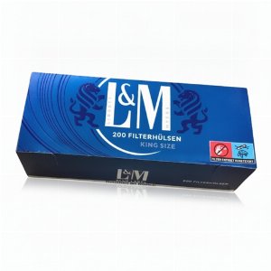 L&M Zigarettenhülsen Blue Label 200 Stück