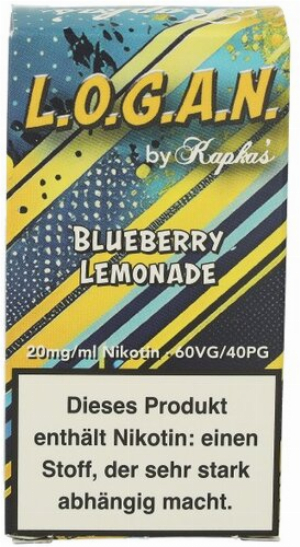 L.O.G.A.N. by Kapkas Blueberry Lemonade Nikotinsalzliquid 20mg