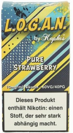 L.O.G.A.N. by Kapkas Pure Strawberry Nikotinsalzliquid 10mg