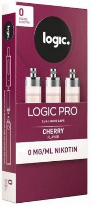 LOGIC PRO Caps Cherry Kirsch Liquid-Kapseln für E-Zigarette Logic Pro 0mg