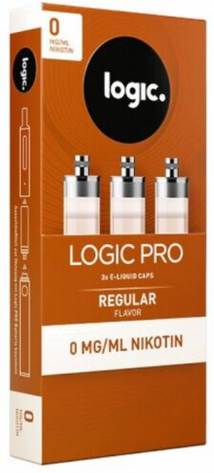 LOGIC PRO Caps Regular Liquid-Kapseln für E-Zigarette Logic Pro 0mg