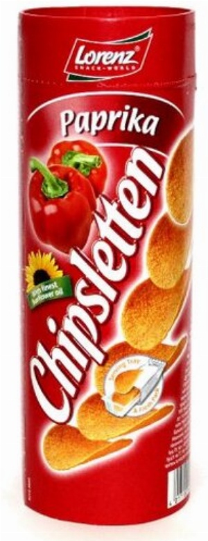 Lorenz Chipsletten Paprika 100g Dose