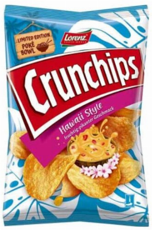 Lorenz Crunchips Hawaii 150g Chips Tüte