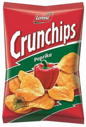 Lorenz Crunchips Paprika 150g Tüte