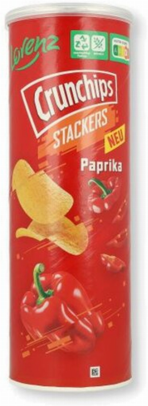 Lorenz Crunchips Stackers Paprika 175g