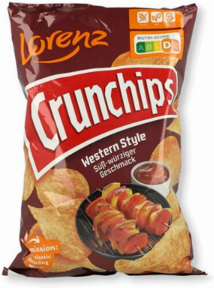Lorenz Crunchips Western Style 150g