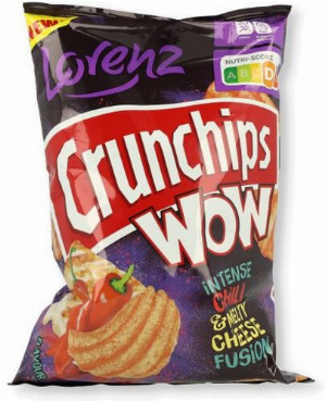 Lorenz Crunchips WOW Intense Chilli & Melty Cheese Fusion 110g