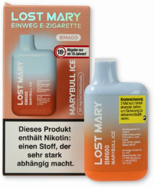 Lost Mary BM600 Marybull Ice Einweg E-Zigarette 20mg