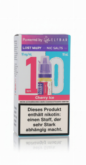 Lost Mary Nikotinsalz Liquid Cherry Ice 10ml 10mg/ml