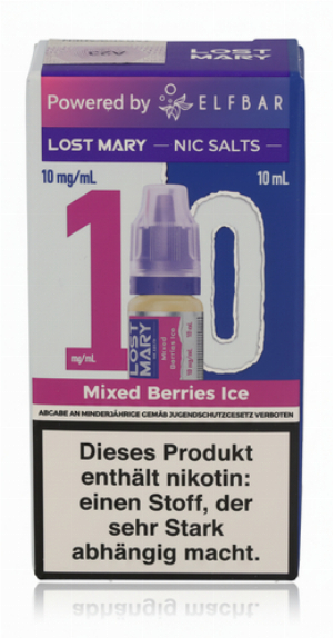 Lost Mary Nikotinsalz Liquid Mixed Berries Ice 10ml 10mg/ml