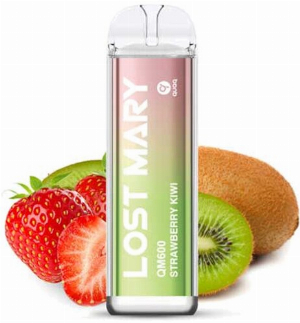 Lost Mary QM600 CP Einweg E-Zigarette Designed by Elfbar Strawberry kiwi 20mg