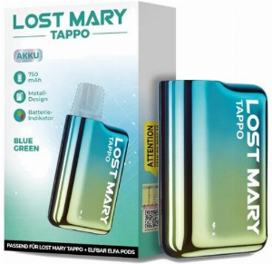 Lost Mary Tappo Akku 750 mAh Blau-Grün