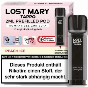 Lost Mary Tappo Pod Peach Ice 20 mg/ml 2 x 2ml