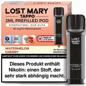 Lost Mary Tappo Pod Watermelon Cherry 20 mg/ml 2 x 2ml