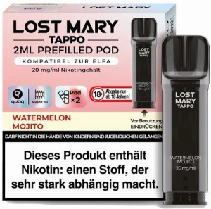 Lost Mary Tappo Pod Watermelon Mojito 20 mg/ml 2 x 2ml