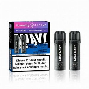 Lost Mary Wavi Prefilled Pods Blueberry Sour Raspberry 2x2ml 20mg/ml