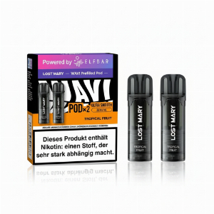 Lost Mary Wavi Prefilled Pods Tropical Fruit 2x2ml 20mg/ml