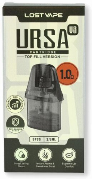 Lost Vape  Ursa V3 Pod 1,0 Ohm 3 Stück