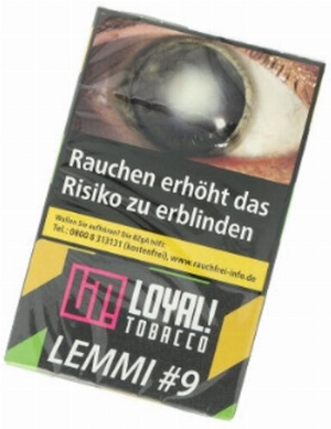 Loyal Shisha Tabak LEMMI No.9 20g