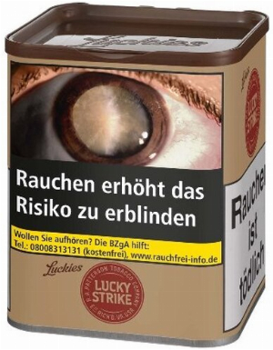 Lucky Strike Tabak ohne Zusätze Origins USA Red 61g Dose Zigarettentabak