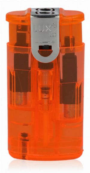 LUX Feuerzeug Tandem 2er Jetflame Turbo Orange