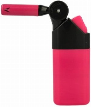 Lux Mini Stabfeuerzeug abknickbar Rosa